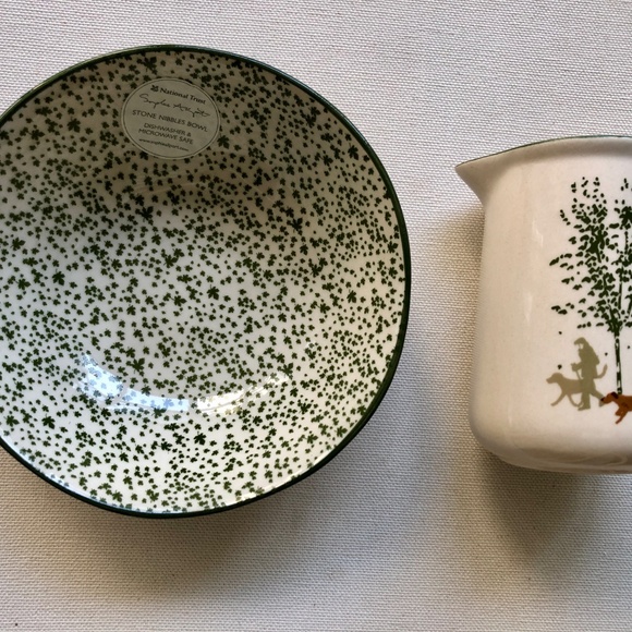 New Woodland Walks Small Stoneware Jug‎ & Nibble Bowl - Picture 1 of 4